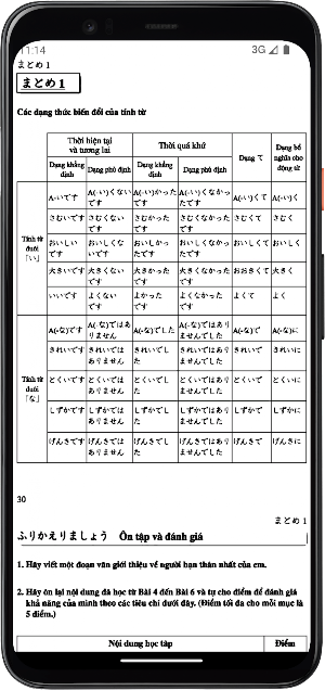 Tiếng Nhật Lớp9 Screenshot 2