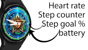The Star Analog Watch Face Screenshot 2