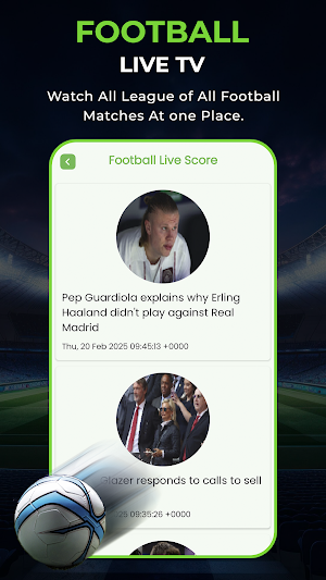 Live Football TV Streaming HD Screenshot 1
