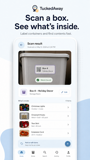 TuckedAway: Home Inventory Screenshot 2