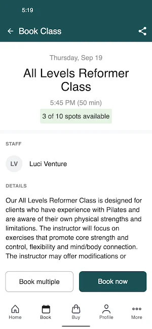 Pilates with Luci Screenshot 2
