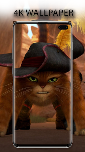 Puss In Boots wallpaper HD 4K. Screenshot 1