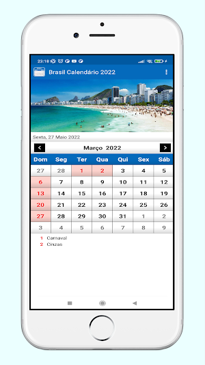 Brasil Calendário 2022 Screenshot 0
