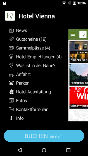 Hotel Vienna Screenshot 0
