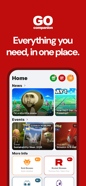 GO Companion – Raid & Event Screenshot 0