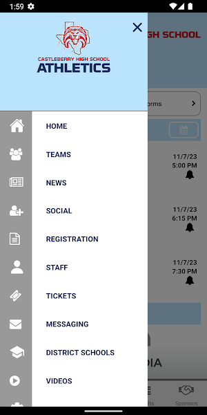 Castleberry ISD Athletics Screenshot 3