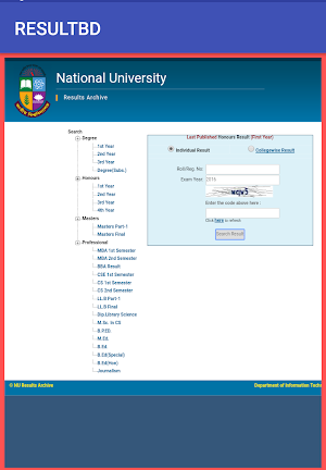 Exam Result and Notice - Bangladesh Screenshot 1