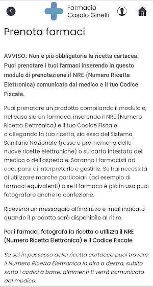 Farmacia Casolo Ginelli Screenshot 2