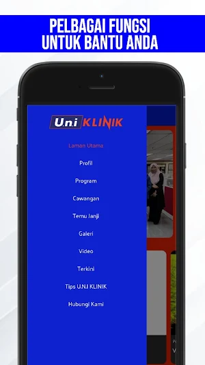 UNIKlinik App Screenshot 1