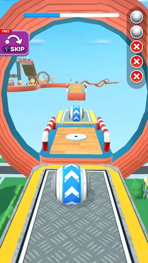 City Rolling Ball: Ball Games Screenshot 2
