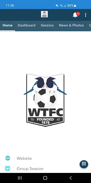 Wimborne Town Football Club Screenshot 0