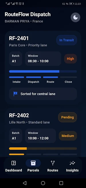 RouteFlow Dispatch Screenshot 3