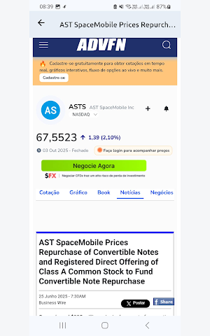 USA Stock Ticker & Widget Screenshot 1