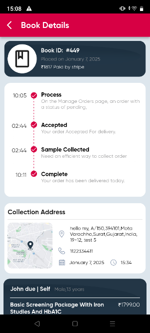 Aman Diagnostics Screenshot 2