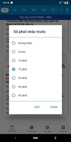 Lịch họp Screenshot 0