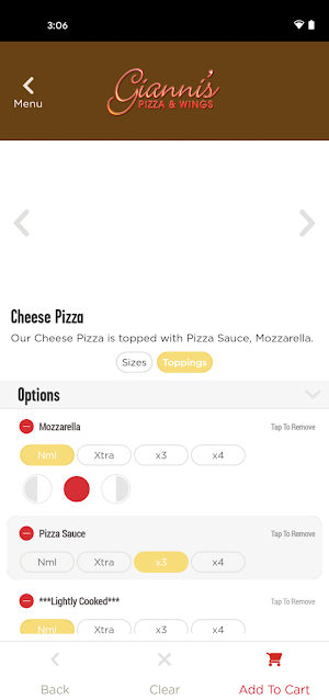 Gianni's Pizza & Wings Screenshot 3