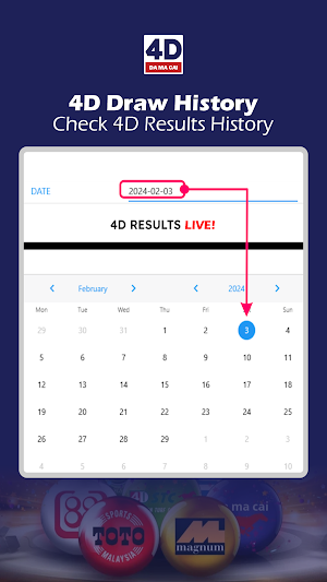 DaMaCai 4D: Result & Forecast Screenshot 1