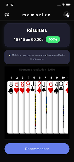 Memorize - Memory Training Screenshot 3