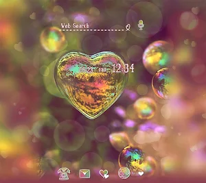 Heart Bubble Theme +HOME Screenshot 0