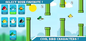 Flippy Bird - Flappy Fly bird Screenshot 0