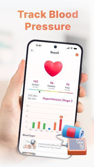 Daily BP & Sugar Tracker Screenshot 1
