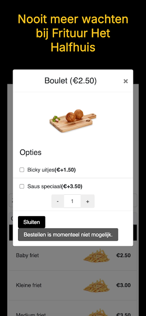 Frituur Het Halfhuis Screenshot 1