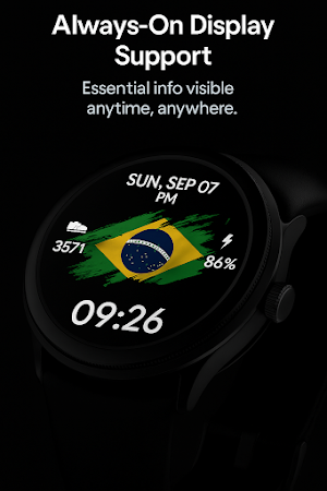 Brazil Independence WatchFace Screenshot 2