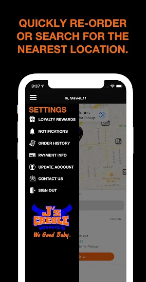 J's Creole Wings Screenshot 0