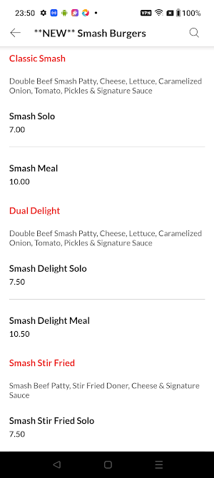 JusFood Screenshot 2