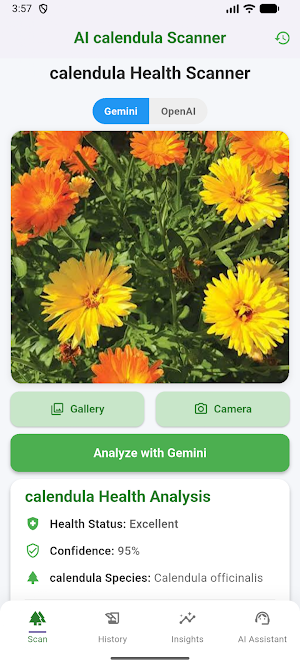 AI Calendula Scanner Screenshot 3