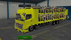Bussid Mod Dump Truck Hino Screenshot 3