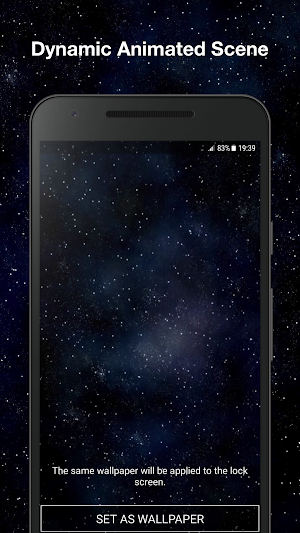 3D Black Live Wallpaper Screenshot 1