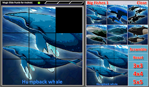 Magic Slide Puzzle B Fishes 1 Screenshot 1