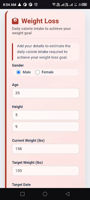 health calculators Screenshot 1
