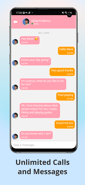 Malachi Barton Call and Chat Screenshot 1