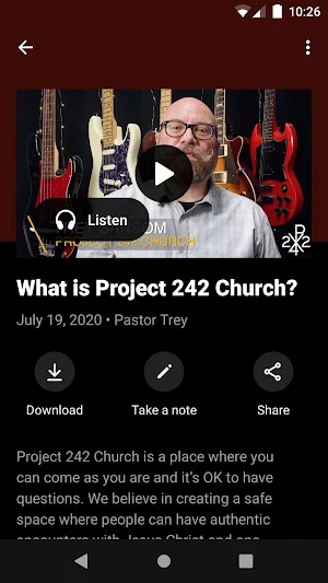 Project 242 Church Screenshot 1
