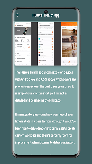 Huawei Talkband B5 Guide Screenshot 2
