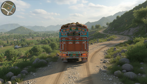 Offroad Cargo Truck Game Screenshot 1