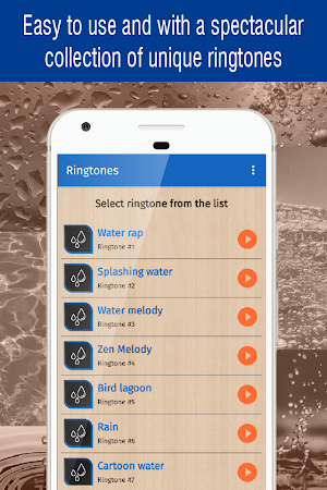ringtones water for phone, water sounds free Screenshot 1