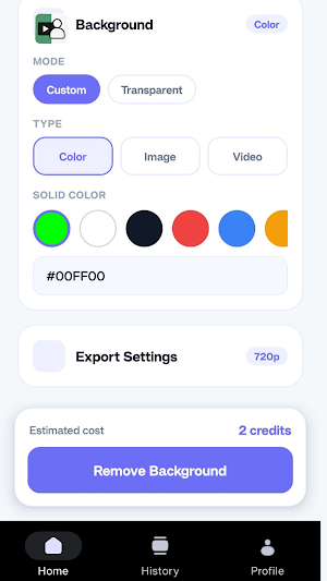 AI Video Background Remover Screenshot 1