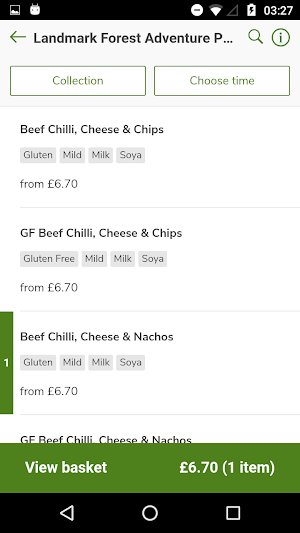 Landmark Food Ordering Screenshot 2