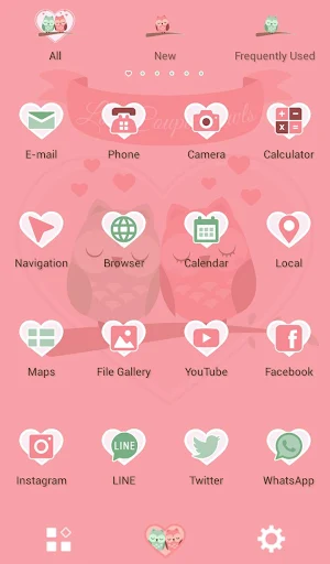 Owl Companions Theme Screenshot 2