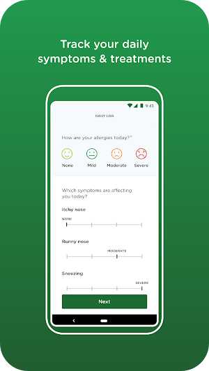 ZYRTEC® AllergyCast® Screenshot 2