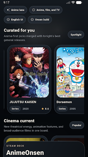 AnimeOnsen: Anime & Movies Screenshot 1