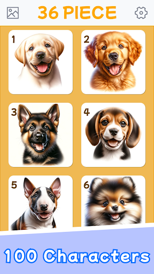 Joyful Puppy Jigsaw Puzzles Screenshot 1