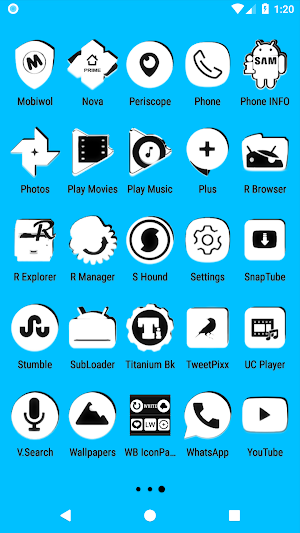 White and Black Icon Pack Screenshot 3