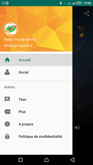 Radio Parole de Vie Togo Screenshot 2