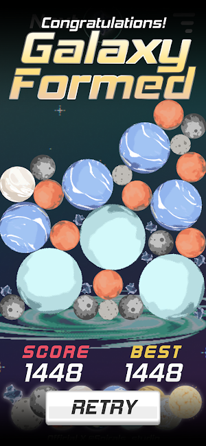 Gravity Galaxy 2048 Screenshot 1