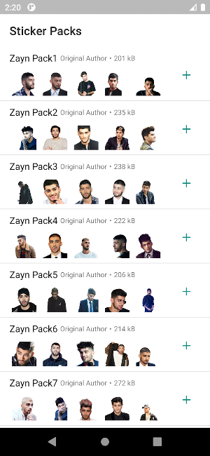 Zayn Malik Stickers Pro Screenshot 1