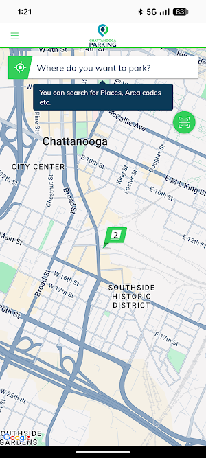 Chattanooga Parking Screenshot 2
